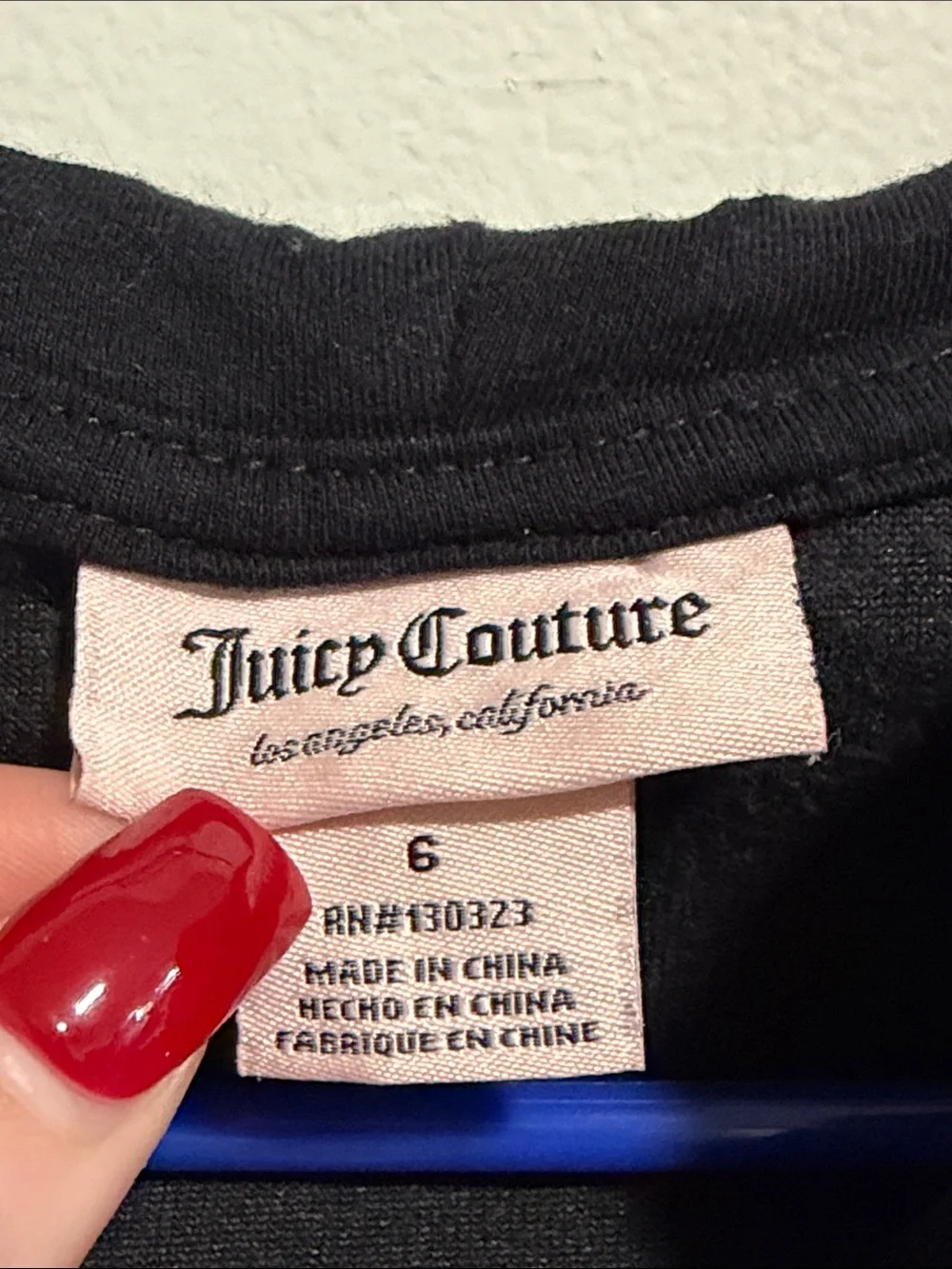 Girls Velour Juicy Couture Zip Up Size 6